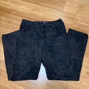 Gloria Vanderbilt Patterned Jeans